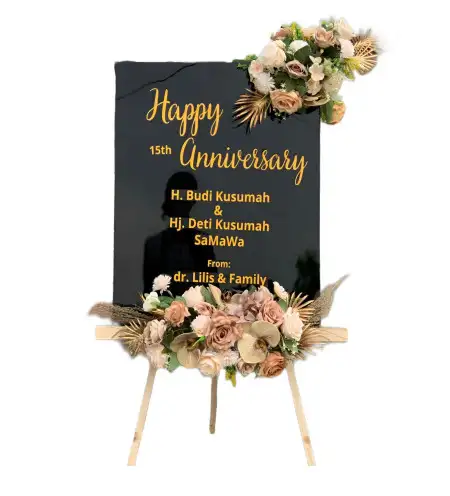 Papan Bunga Akrilik Lidah Wetan